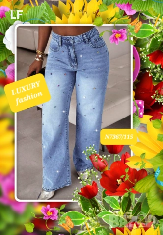 Дамски дънки, снимка 2 - Дънки - 52406618