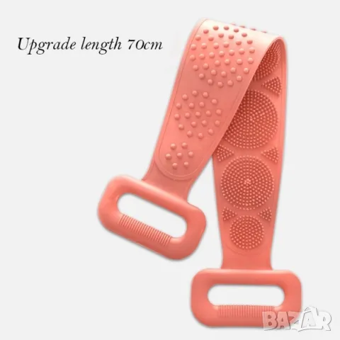 Ексфолираща силиконова гъба за баня за триене на гърба, снимка 11 - Други стоки за дома - 49214155