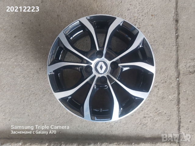 1 брой алуминиева джанта за Renault Lodgy,Logan,Symbol,Sandero,Dokker 15