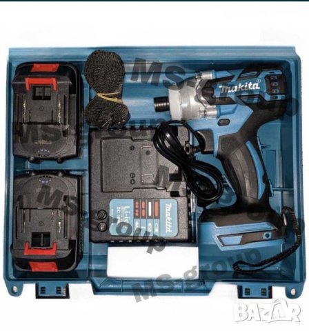 БЕЗЧЕТКОВ Акумулаторен Винтоверт Makita impact 72v с 2 батерии 5.0Аh, снимка 2 - Куфари с инструменти - 41964209