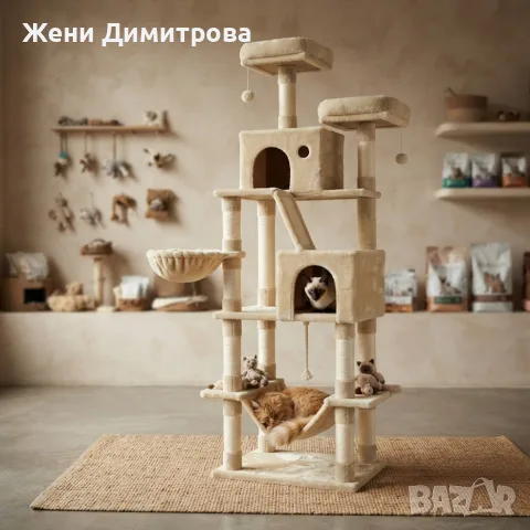 Драскалки за котки 143 см и 206 см различни цветове, снимка 9 - За котки - 55770559