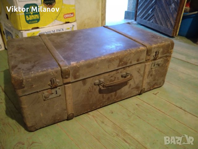 Стар куфар, снимка 3 - Антикварни и старинни предмети - 35814024
