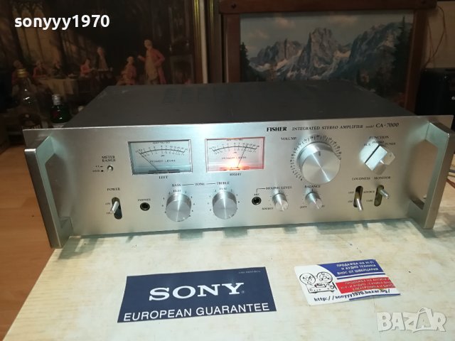 FISHER AMPLIFIER-MADE IN JAPAN 2006231628, снимка 2 - Ресийвъри, усилватели, смесителни пултове - 41288548