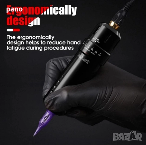 Mast flip tattoo machine/машинка за татуировки/татуиране/ татуси, снимка 2 - Козметични уреди - 52573799