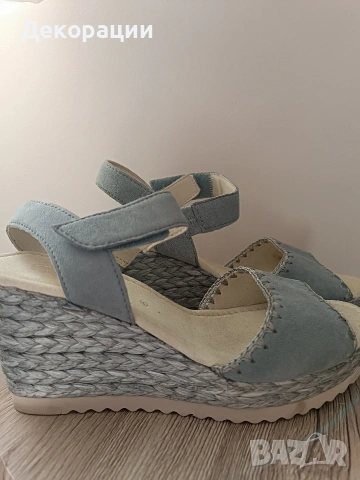 чисто нови дамски сандали от естествена кожа на марката Gabor