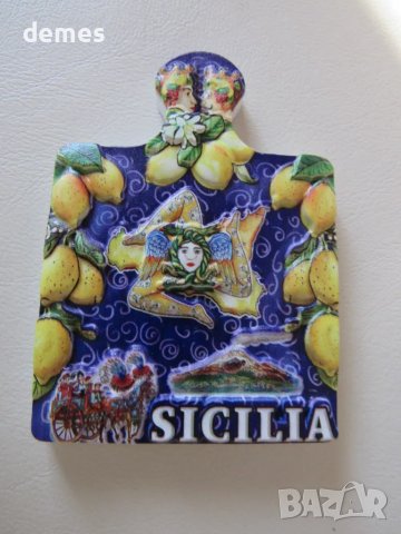 Магнит от Сицилия, Италия, снимка 4 - Колекции - 48038508
