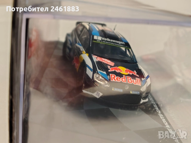 1/43 метална колекционерска количка Eaglemoss/IXO Rallye Monte Carlo VOLKSWAGEN Polo R WRC. Новa, снимка 3 - Колекции - 51279332