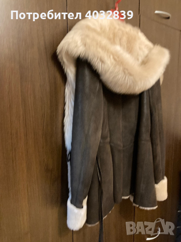 Продавам луксозно дамско палто от агнешка напа лазерно обработена .Чисто ново на известната марка  , снимка 7 - Палта, манта - 44798198