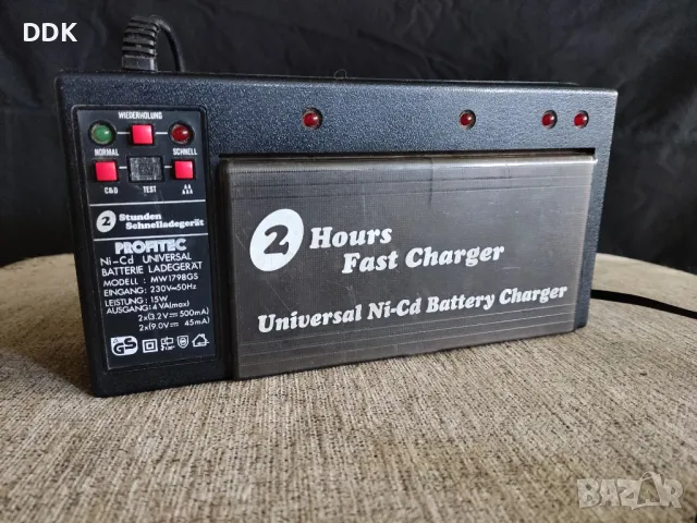  Немско зарядно за всякакви никел батерии, снимка 4 - Друга електроника - 47589120