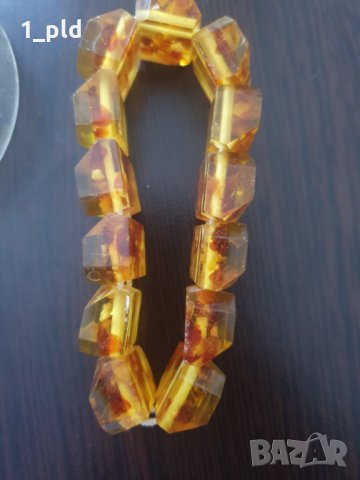 Нова руска гривна кехлибар, снимка 4 - Гривни - 41843786