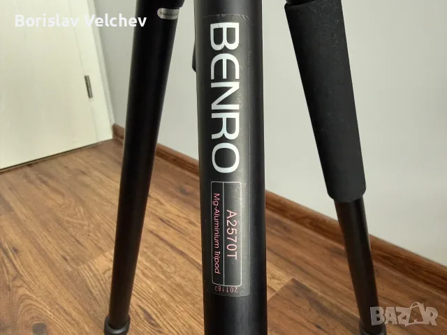 Професионален комплект видео статив Benro A2570T + видео глава Benro S8 PRO (за камери до 8 кг), снимка 2 - Чанти, стативи, аксесоари - 56244525