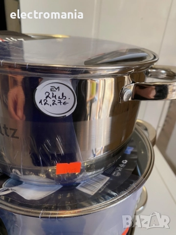 тенджера от висококачествена неръждаема стомана Voltz OV51210M/ три размера, снимка 5 - Съдове за готвене - 52252195