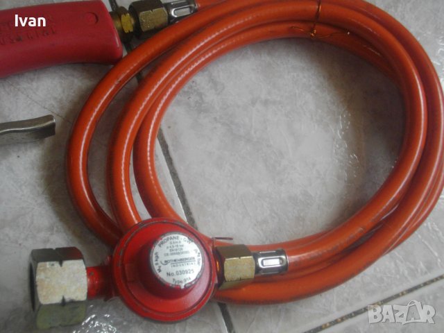 ROTHENBERGER-58 см Газова Горелка За Покриви/Хидроизолации-Немска-Профи-С Маркуч и Редуцир Вентил, снимка 14 - Други инструменти - 41443485