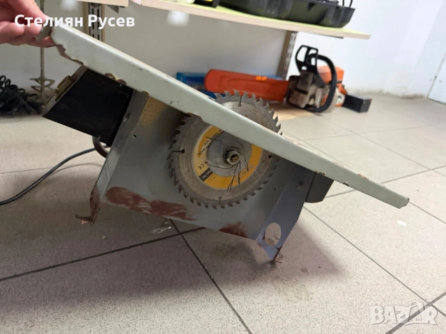 1802 настолен циркуляр BORDRUNDSAV цена 35 евро или 68,45 лева смр - 220 волта , електрически 530 ва