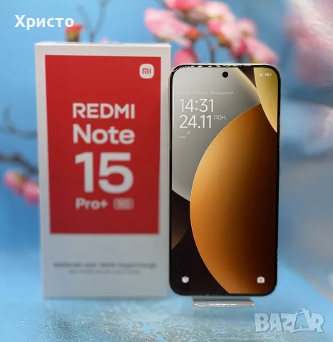 ГАРАНЦИОНЕН!!! Xiaomi Redmi Note 15 Pro+ 5G, 12GB, 512GB, Mocha Brown