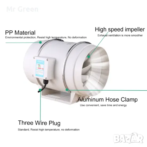 Хидропоника за отглеждане на растения Hydro grow tent, снимка 4 - Стайни растения - 49297884