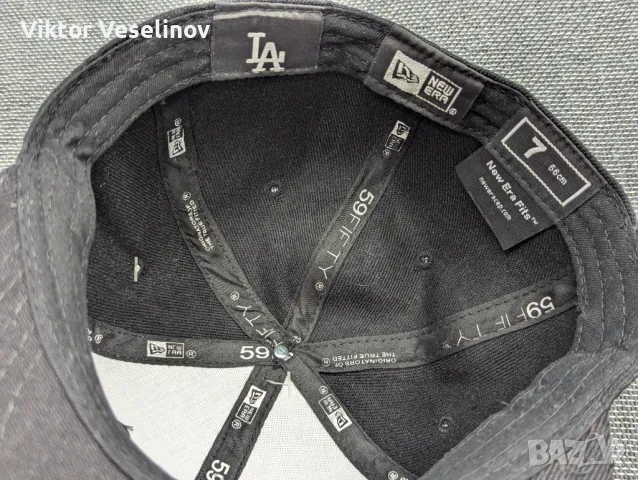 Нова LA Dodgers New Era Snapback Cap Размер 7 Шапка с Козирка MLB, снимка 5 - Шапки - 49639851