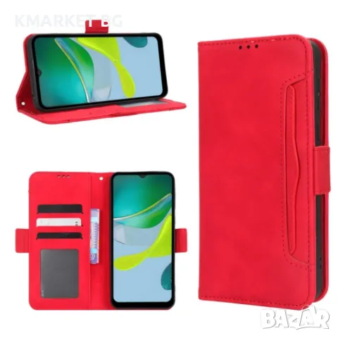 Motorola Moto E13 4G Wallet Калъф и Протектор, снимка 3 - Калъфи, кейсове - 48118528