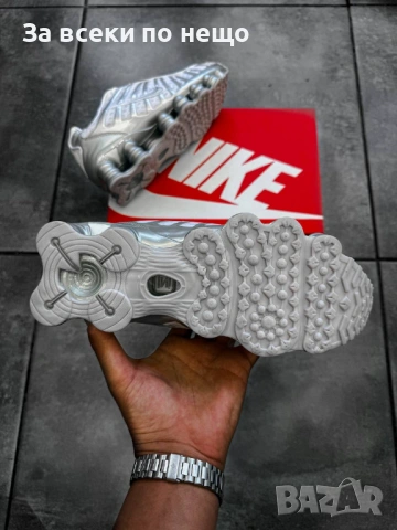 Nike Shox TL Мъжки Маратонки С Кутия👟Мъжки Спортни Обувки Сиво Код S415, снимка 7 - Маратонки - 53265772