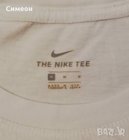 Nike Cropped Shirt оригинална кроп тениска M Найк памук спорт фланелка, снимка 3 - Спортни екипи - 35694482