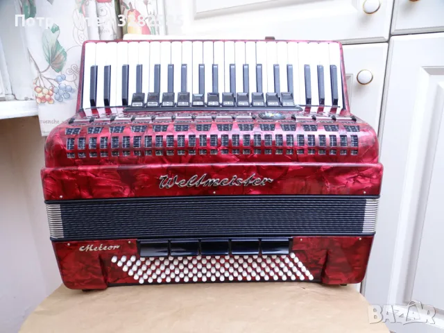 Акордеон Велтмайстер Метеор 120 баса НОВ, снимка 5 - Акордеони - 49074533