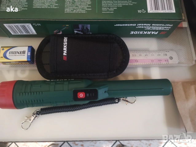 Преносим детектор за метал PARKSIDE водоустойчив пинпойнтер 3г.гаранция, снимка 4 - Друга електроника - 53470429
