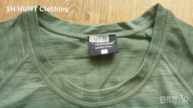 Pierre Robert T-Shirt 100% Merino Wool размер S тениска 100% Мерино Вълна - 2130, снимка 4 - Тениски - 53485935