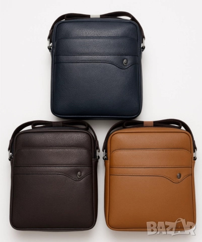 Стилна мъжка чанта за през рамо, снимка 6 - Чанти - 52133891