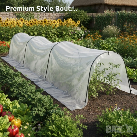 Мини оранжерия - сгъваема, практична и идеална за всеки градинар - 1.8 х 10м, снимка 2 - Други стоки за дома - 53592499