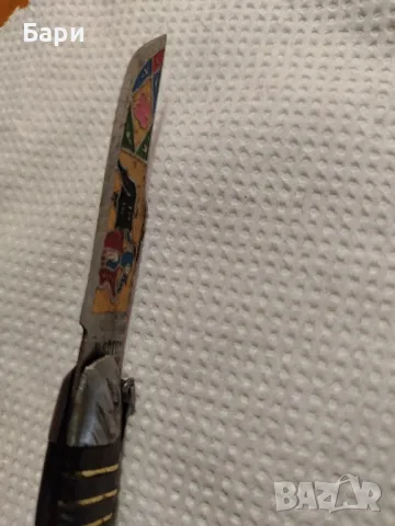 Рядък малък сгъваем нож НАВАХА-ТОЛЕДО/NAVAJA-TOLEDO XIXвек, снимка 9 - Ножове - 49279490