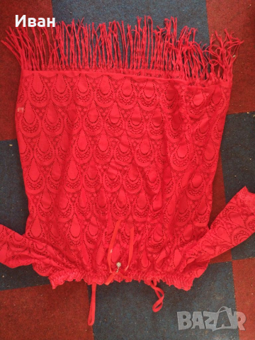Секси нощница в червено , снимка 4 - Нощници - 36462780