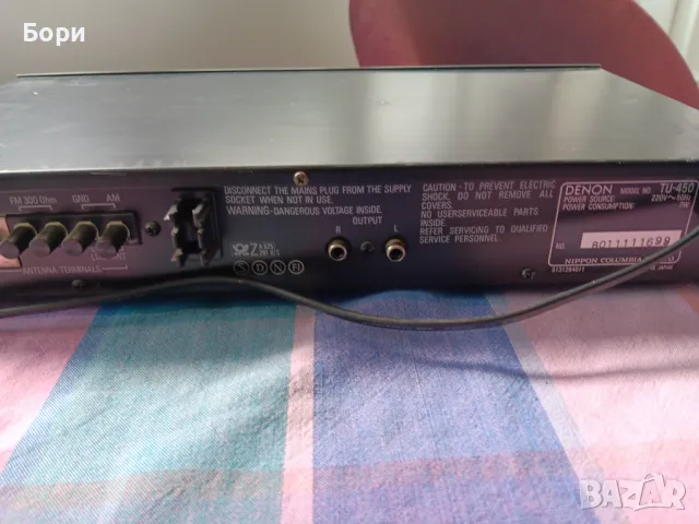 DENON TU-450 Стерео тунер, снимка 11 - Радиокасетофони, транзистори - 49039148