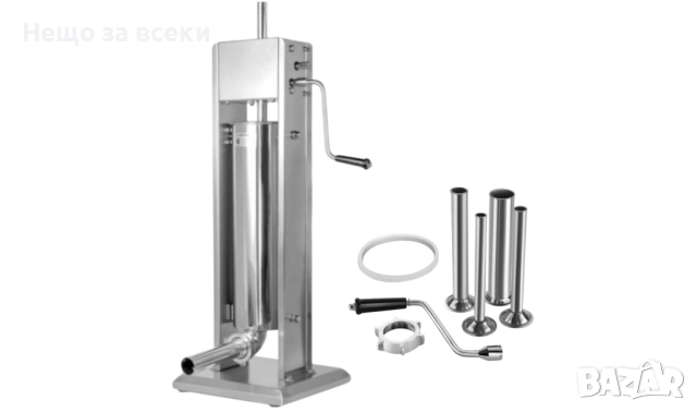 Пълначка за месо вертикална от неръждаема стомана 7 литра