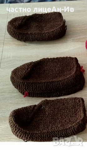 Нови,ръчно плетени терлици и чорапи, 100%вълна,за25лв