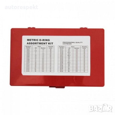 Гумени О пръстени 419 бр ,кутия О пръстени 419 части , снимка 3 - Аксесоари и консумативи - 40372817