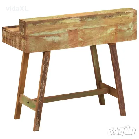 vidaXL Бюро, регенерирано дърво масив, снимка 3 - Бюра - 56146398