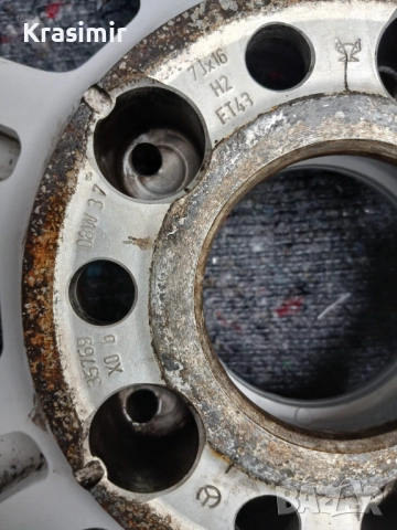 Мерцедес Оригинални алуминиеви джанти 16 GLK C-class w204 x204 w212, снимка 7 - Гуми и джанти - 52014485