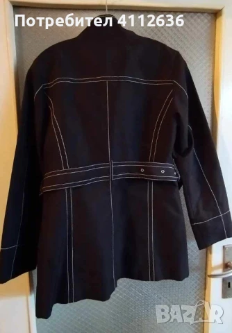 Дамско черно яке S. Oliver, снимка 3 - Якета - 50673129