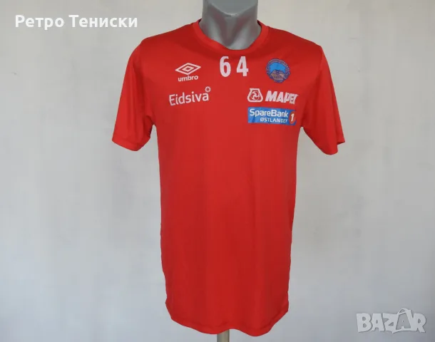 Тениска Kongsvinger — Тренировъчен Umbro — Мъже размер M Червено