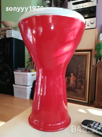 ЧЕРВЕНА ТАРАМБУКА 43СМ ВНОС СИРИЯ 1711221424, снимка 5 - Ударни инструменти - 38704643