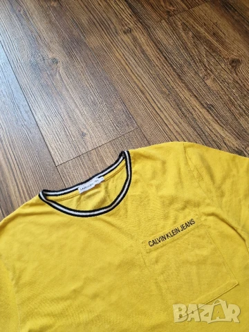 Страхотна мъжка тениска CALVIN KLEIN размер  XS , снимка 3 - Тениски - 50611384