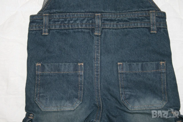 NKD - нов /с етикет/ дънков гащеризон за момче, размер 6-9 м., снимка 12 - Бебешки гащеризони - 50753704