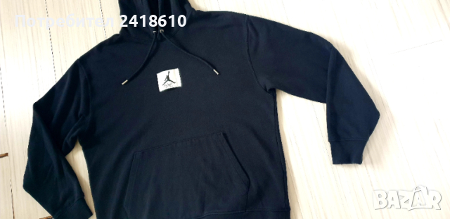 Jordan Cotton Hoodie Oversize Mens Size L  ОРИГИНАЛ! Мъжки Суитчър! Оригинален мъжки /черен/ суитчър, снимка 7 - Суичъри - 52672689