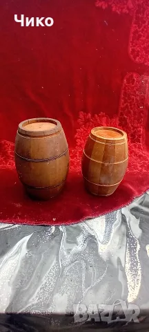 2бр стари дървени бурета, снимка 3 - Антикварни и старинни предмети - 55788536
