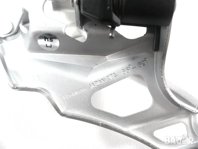 Shimano Deore FD-M616 2x10 декланшор за МТБ планински байк, 34.9mm clamp, снимка 5 - Части за велосипеди - 51744552