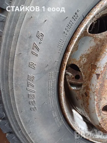 4 броя гуми с джанти 225/75/17,5, снимка 4 - Гуми и джанти - 47790117