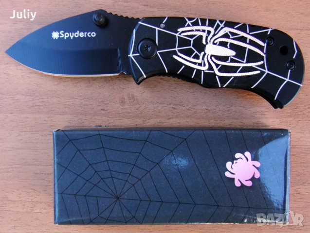 Малък джобен нож Spyderco, снимка 1 - Ножове - 35938525
