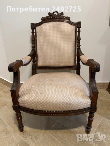 Кресло френски 2 бр масив стил Сецессион