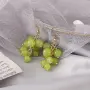Свежо лятно изкушение обеци зелено грозде, снимка 4