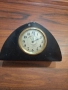 Механичен будилник- месинг в минерал. Произведен преди 1920г., снимка 1